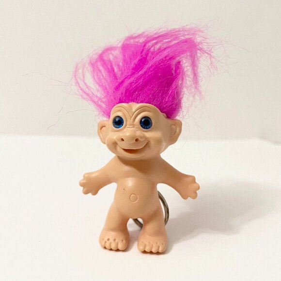 Vintage Troll Doll Keychain Made in Korea Collectible Toy - Picture 14 of 16